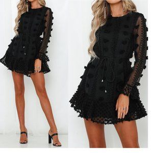 Ruffle Embellished Dress